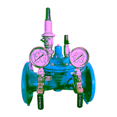 Ductile Iron Pressure Reducing Valve, Pilot Operated, PN16, Flanged Ends