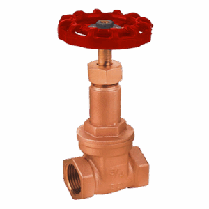 Bronze Gate Valve, Rising-Stem, PN20, Threaded Ends