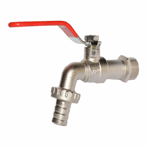DZR Hose Bib Cock with Hose Union, PN16, Threaded Ends