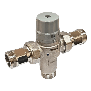 DZR Brass Thermostatic Mixing Valve, 174psi , Threaded Ends