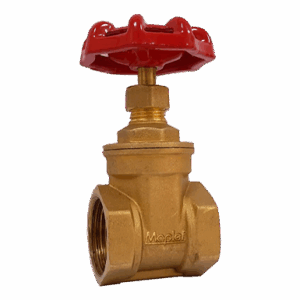 DZR Gate Valve, Non-Rising Stem, PN16, Threaded Ends