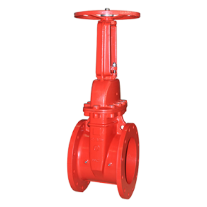 Ductile Iron Gate Valves Resilient Seated OS&Y Type, Flanged-Flanged Ends, 300PSI