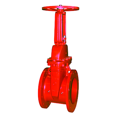 Ductile Iron Gate Valves Resilient Seated OS&Y Type, Flanged-Flanged Ends, 300PSI