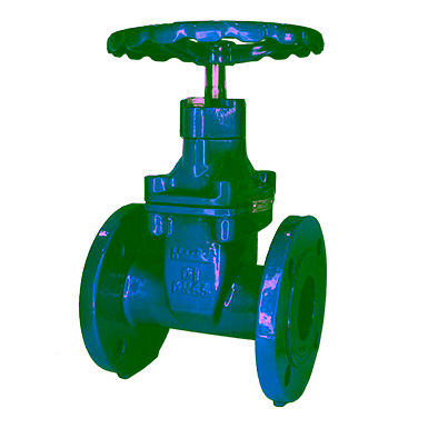 Ductile Iron, Resilient Seated, Gate Valve, Non Rising Stem, PN25, Flanged Ends