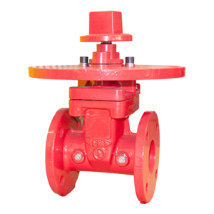 Ductile Iron Gate Valves Resilient Seated NRS Type, Flanged-Flanged Ends, 300PSI