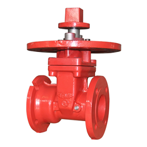 Ductile Iron Gate Valves Resilient Seated NRS Type, Flanged-Joint Ends, 300PSI