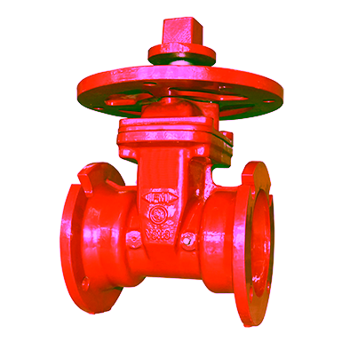 Ductile Iron Gate Valves Resilient Seated NRS Type, Joint Ends, 300PSI
