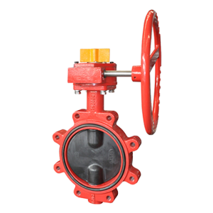 Ductile Iron Butterfly Valve Resilient Seated Lugged Ends