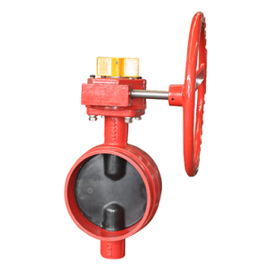 Ductile Iron Butterfly Valve Resilient Seated Grooved Ends