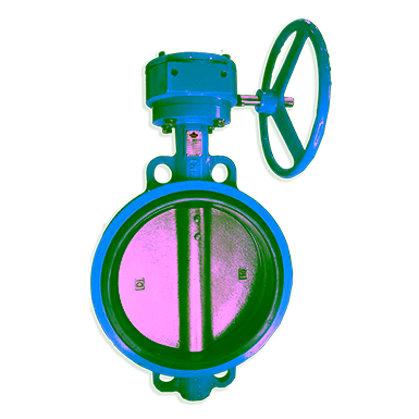 Ductile Iron Butterfly Valve, Semi-Lugged, EPDM Seat, Gear Operated, PN16