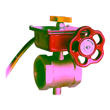 Bronze Butterfly Valve Resilient Seated Screwed Ends