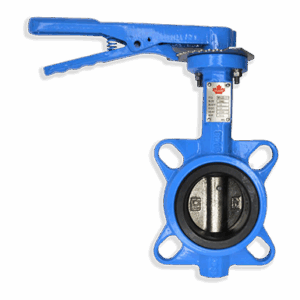 Ductile Iron Butterfly Valve, Semi-Lugged, EPDM Seat, Lever Operated, PN25