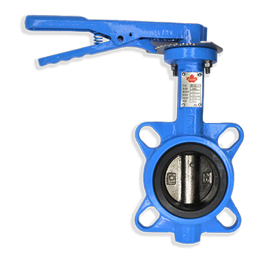 Ductile Iron Butterfly Valve, Semi-Lugged, EPDM Seat, Lever Operated, PN25