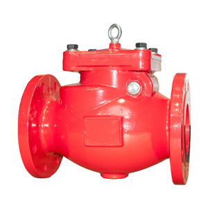 Ductile Iron Swing Check Valve, Resilient Seated, Flanged-Flanged Ends, 300 PSI