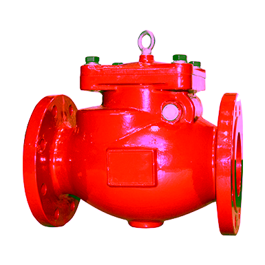 Ductile Iron Swing Check Valve, Resilient Seated, Flanged-Flanged Ends, 300 PSI