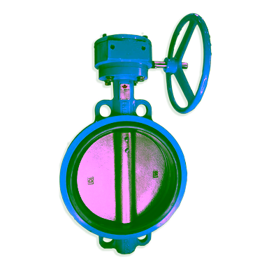Ductile Iron Butterfly Valve, Semi-Lugged, EPDM Seat, Gear Operated, PN25