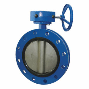 Ductile Iron Butterfly Valve, U-Type, EPDM Seat, Gear Operated, PN16