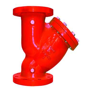 Ductile Iron Y-Strainer, Flanged-Flanged Ends, 300PSI