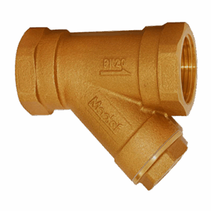 DZR Y-Strainer, Stainless Steel Screen, PN20, Threaded Ends