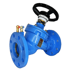 Ductile Iron Fixed Orifice Double Regulating Valve, PN16, Flanged Ends