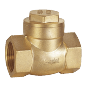 Brass Horizontal Swing Check Valve, PN16, Threaded Ends