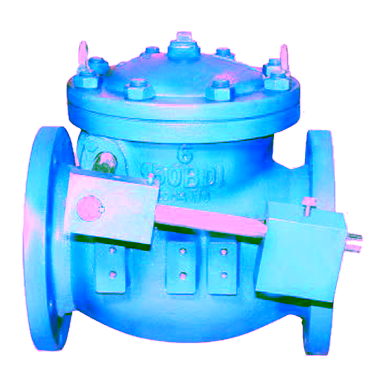 Ductile Iron Swing Check Valve with Outside Lever and Weight, PN16, Flanged Ends