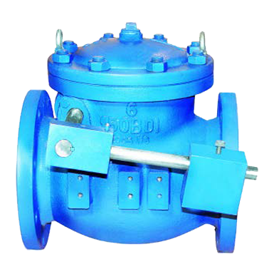 Ductile Iron Swing Check Valve with Outside Lever and Weight, PN16, Flanged Ends