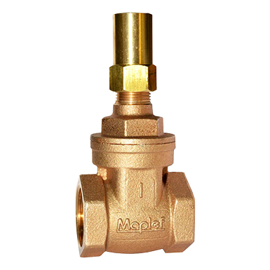 Bronze Lockshield Gate Valve, Non-Rising Stem, Threaded Ends