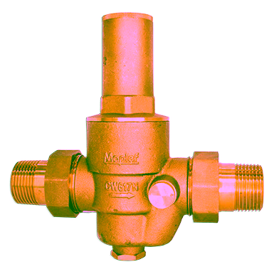 Brass Direct Acting Type Pressure Reducing Valve, PN16, Union Connections