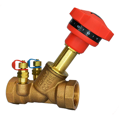 Bronze fixed orifice double regulating valve, pn25