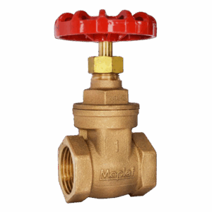 Bronze Gate Valve, Non-Rising Stem, PN20, Threaded Ends