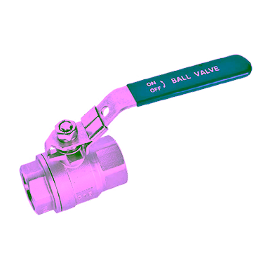 Stainless Steel Ball Valve, 2pcs Body, Lever Operated,1000WOG, Threaded Ends