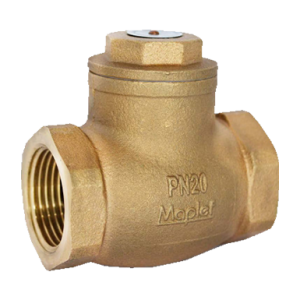 Bronze Horizontal Swing Check Valve, PN20, Threaded Ends